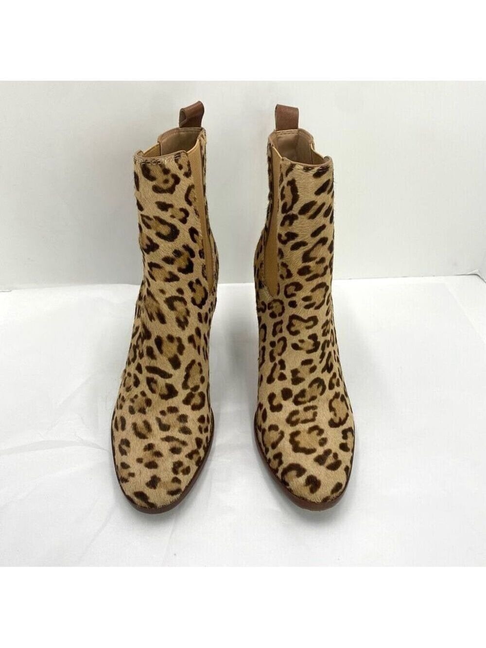 Lauren Ralph Lauren Mylah Bootie Women’s 6.5 Leopard Print Heeled NWOB - Picture 2 of 12